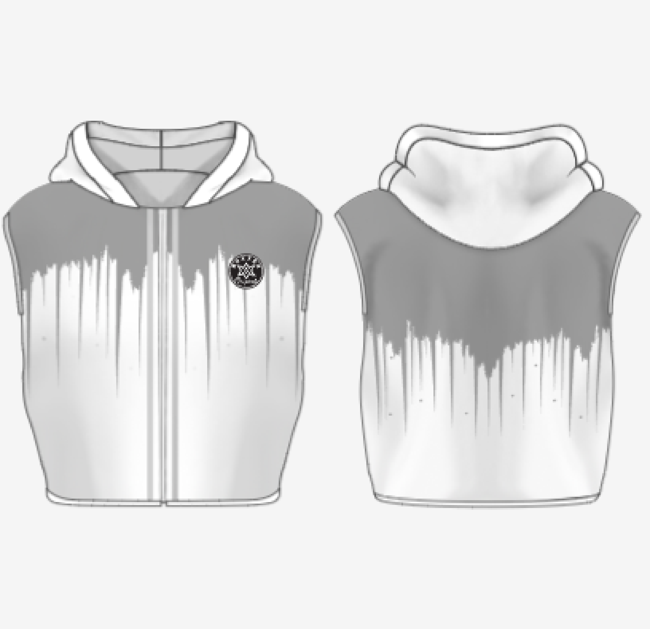 Shine Bright cropped women’s boxing jacket with eye-catching drip-effect finish and tailored female fit.